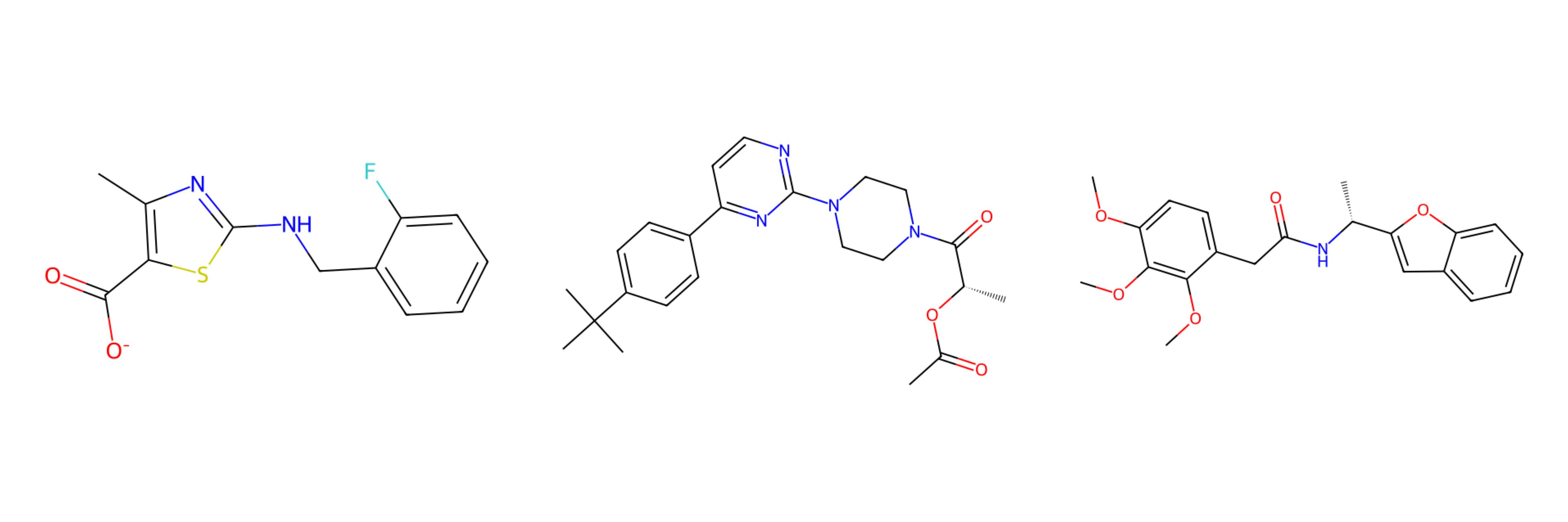 Random molecules from Zinc250k.