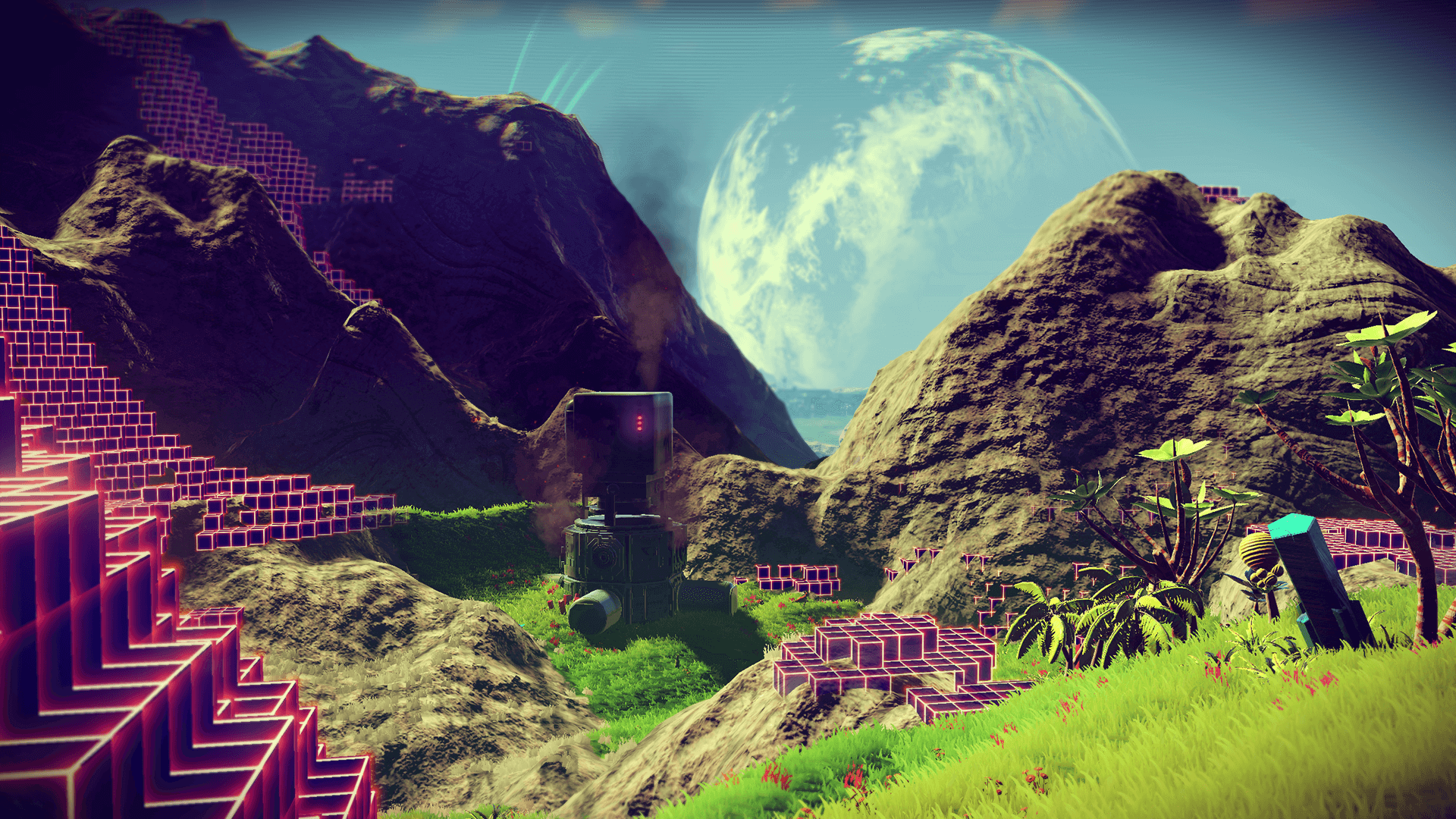 A press-release image of No Man's Sky.